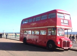 Double deck bus for weddings in London